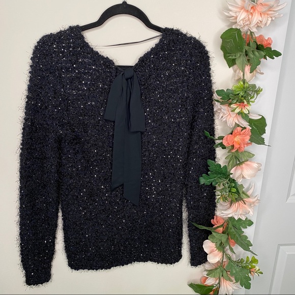 Jennifer Lopez eyelash pullover sweater sparkle - Picture 2 of 7